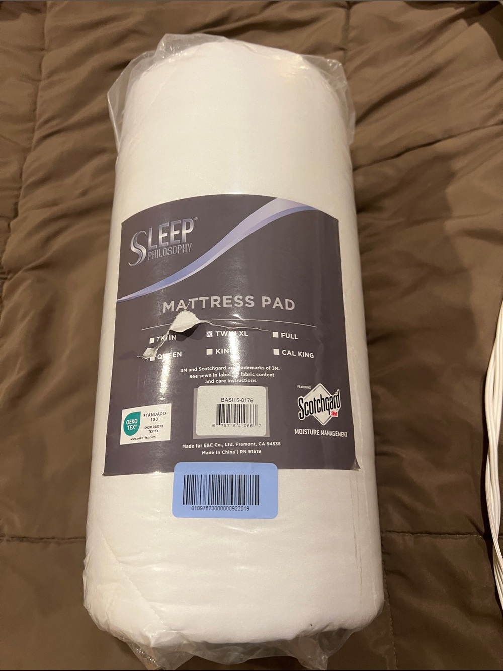 Philosophy Sleep White Mattress Pad - Quilted Plush Pad